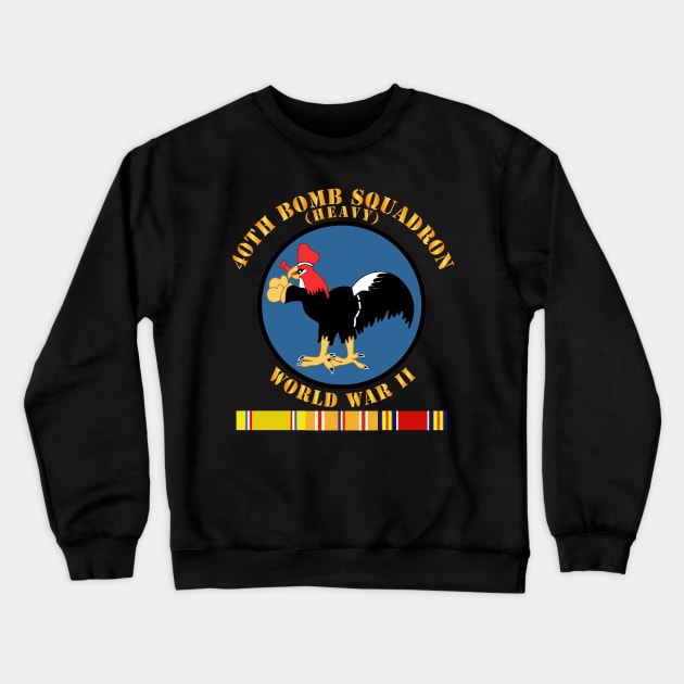 40th Bomb Squadron - WWII w PAC SVC Crewneck Sweatshirt by twix123844